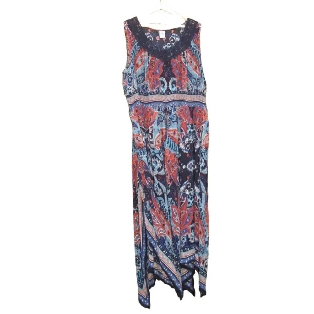 BILA Bohemian Print Maxi Dress